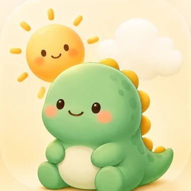 小恐龙天气 App 图标